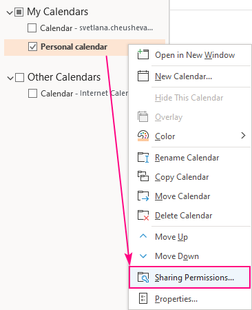 request to see other users calendars outlook for mac