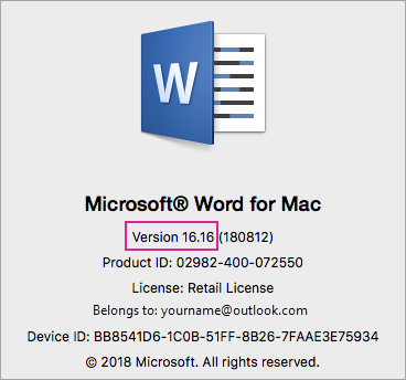 compare microsoft office for mac
